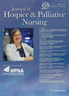 Journal of Hospice & Palliative Nursing雜志封面